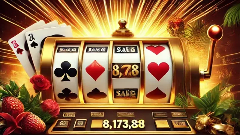 Tampilan visual permainan slot JPTERUS66 dengan reel dan simbol permainan